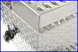 31x30x19 Silver Aluminum Truck Tool Box Diamond Plate Cab Entry Battery Box