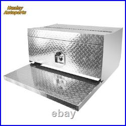 31x32x15 Heavy Duty Semi Truck Battery Tool Box Cab Entry Alum with Lock