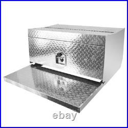 31x32x15 Heavy Duty Semi Truck Battery Tool Box Cab Entry Alum with Lock