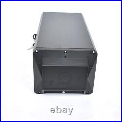 48V Battery Box Aluminum Alloy Battery Box Black Charging Socket Ebike