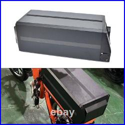 48V Battery Box Aluminum Alloy Battery Box Black Charging Socket Quality Durable