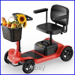 4-Wheel Mobility Scooter for Adults Seniors 25 Mile Electric Scooter /Rollator