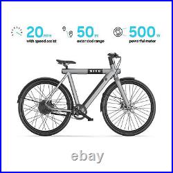 500W 28 Electric Bike Alloy A-Frame Adult E-Bike Mountain Bicycle 20mph 50mi US