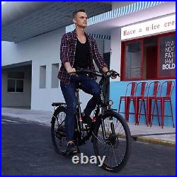500W Electric Bike, 26in Tire Mountain Bicycle Beach e-Bike with48V Battery 22mph