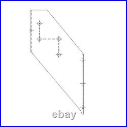 617964000 Battery Box Step Bracket Aluminum, 4.83 Mm Thk for Freightliner