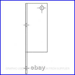 621871000 Battery Box Bracket Left Side, Aluminum, 0.13 In. T for Freightliner