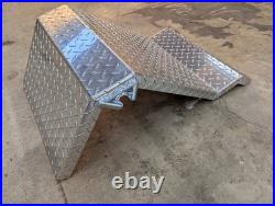 ALUMINUM Battery Box Cover Compatible with Kenworth K097846 K100, T370, T800, T8