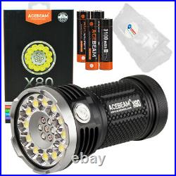 Acebeam X80 25000 Lumen LED Flashlight Searchlight with Battery Box