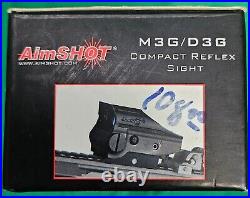 AimSHOT Compact Reflex Sight Multi Dot Green Reticle M3G 34mm Lens Open Box