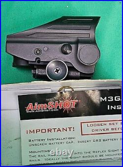 AimSHOT Compact Reflex Sight Multi Dot Green Reticle M3G 34mm Lens Open Box