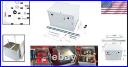 Aluminum Battery Box Relocation Kit Universal Billet Race Off-Road Durabl