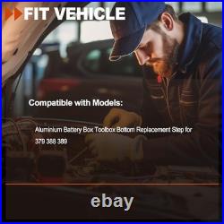 Aluminum Battery Box Toolbox Bottom Replacement Step for Peterbilt 379 388 389