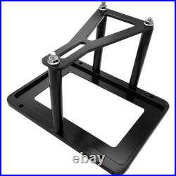 Aluminum Billet Battery Tray Hold Down Trunk Relocation Box Racing Mount Black