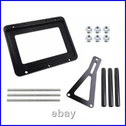 Aluminum Billet Battery Tray Hold Down Trunk Relocation Box Racing Mount Black