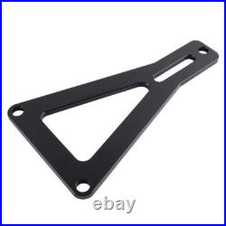Aluminum Billet Battery Tray Hold Down Trunk Relocation Box Racing Mount Black