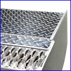 Aluminum Diamond Plate Step Battery Box Tool Box 30'' For Peterbilt 378 379 389