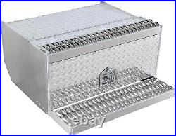 Aluminum Diamond Plate Step Tool Box Battery Box 30'' For Peterbilt 378 379 389