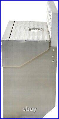 Aluminum Diamond Plate Step Tool Box Battery Box 30'' For Peterbilt 378 379 389