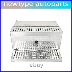 Aluminum Diamond Plate Step Tool Box Battery Box 31X30X15 Fits 378 379 389
