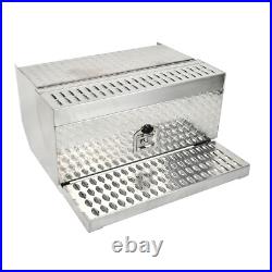 Aluminum Diamond Plate Step Tool Box Battery Box 31X30X15 Fits 378 379 389
