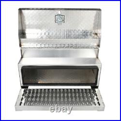 Aluminum Diamond Plate Step Tool Box Battery Box 31X30X15 Fits 378 379 389