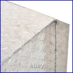Aluminum Diamond Plate Step Tool Box Battery Box 31x30x15 Inch