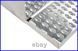 Aluminum Diamond Plate Step Tool Box Battery Box 31x30x15 Inch