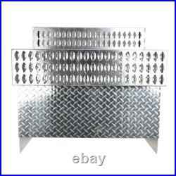 Aluminum Diamond Plate Step Tool Box Battery Box 31x30x19 Inch