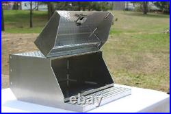Aluminum Plate Step Tool Box Battery Box Fits Peterbilt 379 359 385 377