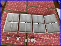 Aluminum Rectangle Deck Plate Hand Hole Box Battery Cover Boat Yacht Box Storage