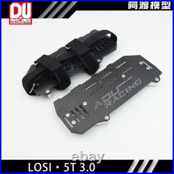 Aluminum+carbon fiber Larger Battery Box (12s version) for losi 5T 3.0 rc car