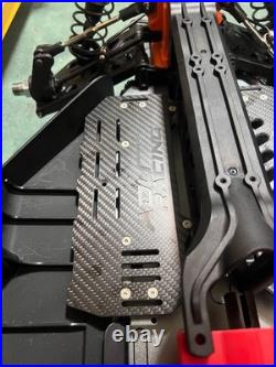 Aluminum+carbon fiber Larger Battery Box (12s version) for losi 5T 3.0 rc car