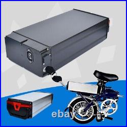 Battery Box Case Aluminum Alloy Black Electric Bike Folding Bike Portable