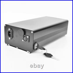 Battery Box Ebike Shelf Large Capacity 1865/21700 Aluminum Alloy Black
