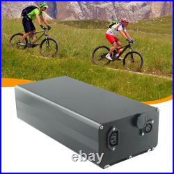 Battery Box Ebike Shelf Large Capacity 1865/21700 Aluminum Alloy Black