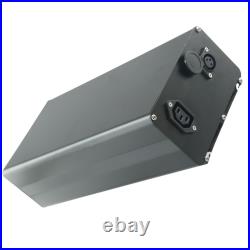 Battery Box Ebike Shelf Large Capacity 1865/21700 Aluminum Alloy Black