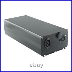 Battery Box Ebike Shelf Large Capacity 1865/21700 Aluminum Alloy Black