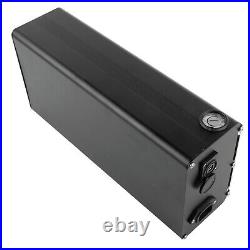 Battery Box Ebike Shelf Large Capacity With 2 XKey 1865/21700 Aluminum Alloy