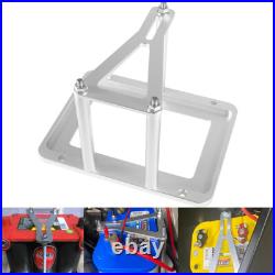 Billet Car Battery Tray Hold Down Trunk Relocation Box Aluminum Racing Mount