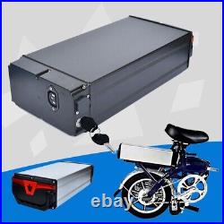 Black Electric Bike Battery Box Ebike 1865/21700 Large Capacity Holder Case