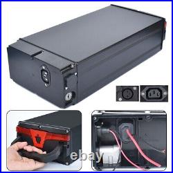 Black Electric Bike Battery Box Ebike 1865/21700 Large Capacity Holder Case