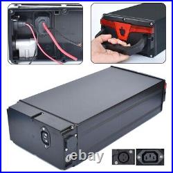 Black Electric Bike Battery Box Ebike 1865/21700 Large Capacity Holder Case