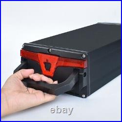 Black Electric Bike Battery Box Ebike 1865/21700 Large Capacity Holder Case