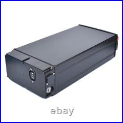 Black Electric Bike Battery Box Ebike 1865/21700 Large Capacity Holder Case