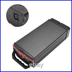 Black Electric Bike Battery Box Ebike 1865/21700 Large Capacity Holder Case