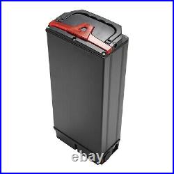 Black Electric Bike Battery Box Ebike 1865/21700 Large Capacity Holder Case