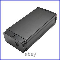 Black Electric Bike Battery Box Ebike 1865/21700 Large Capacity Holder Case