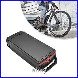 Black Electric Bike Battery Box Ebike 1865/21700 Large Capacity Holder Case