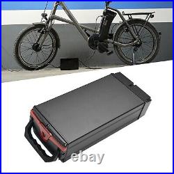 Black Electric Bike Battery Box Ebike 1865/21700 Large Capacity Holder Case