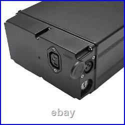 Black Electric Bike Battery Box Ebike 1865/21700 Large Capacity Holder Case